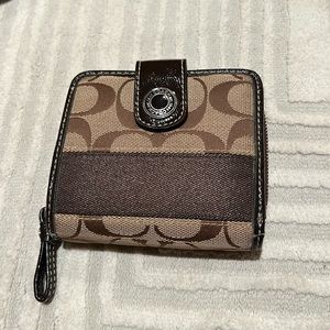 COACH signature wallet